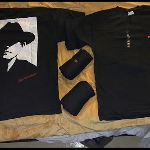 Four (4) vintage Marlboro Marlboroman Wild West pocket t shirt package